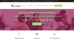 Desktop Screenshot of dallaswomenconference.com