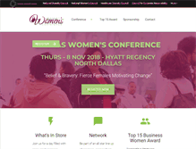 Tablet Screenshot of dallaswomenconference.com
